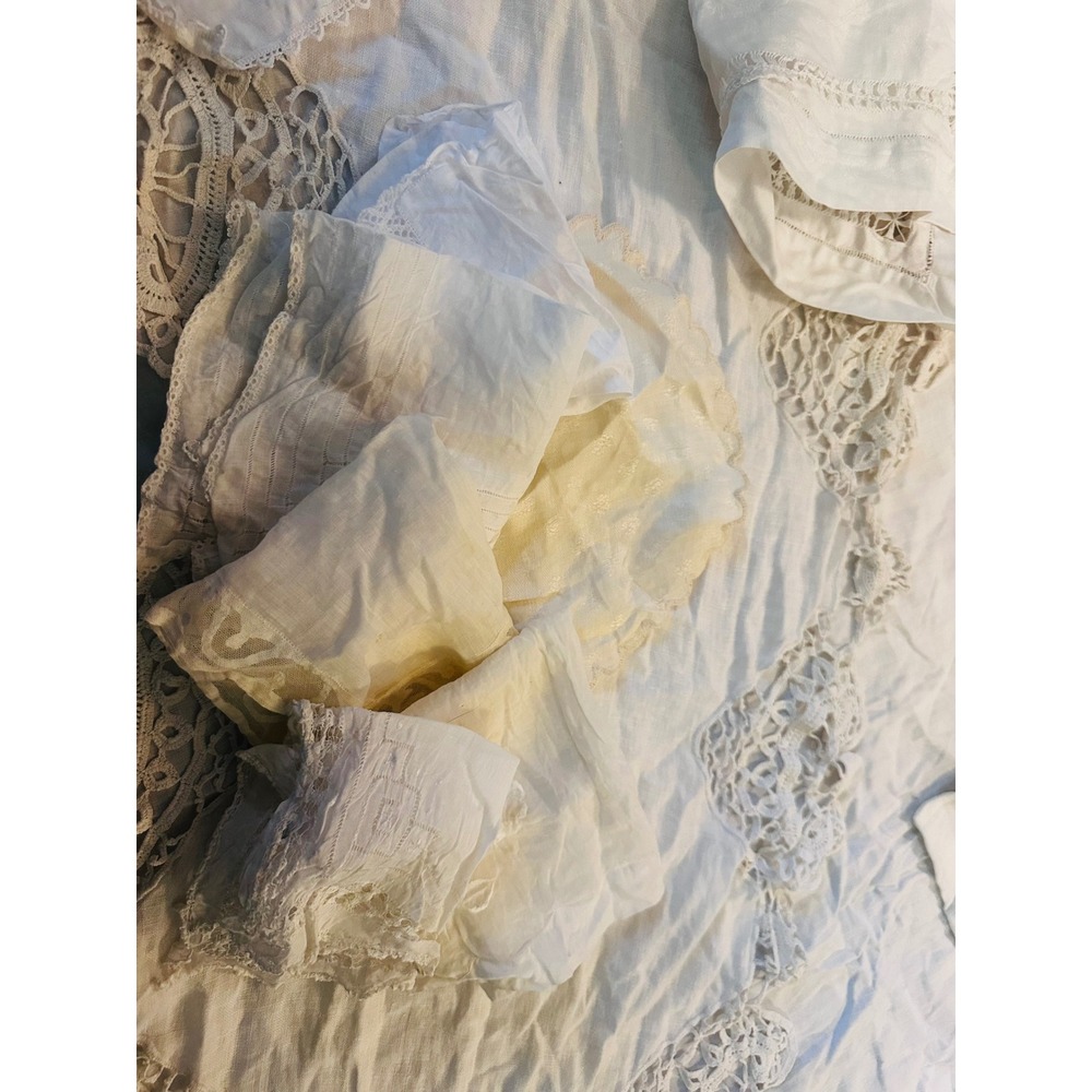 Vintage White/Cream Linen bundle